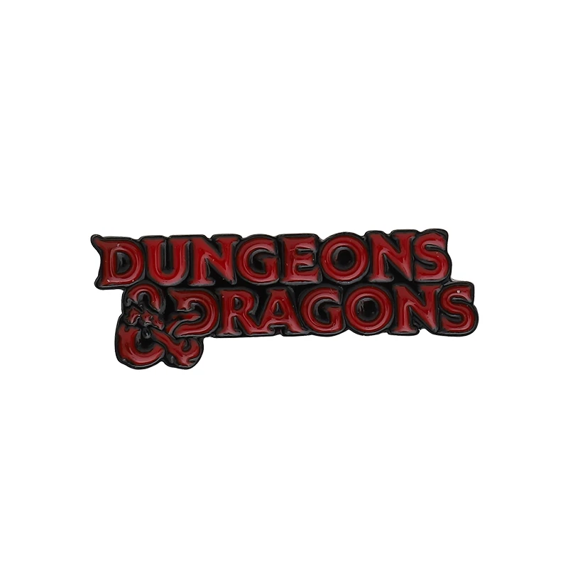 Style2 Подземелья и Драконы эмали штырь D20 DnD 20 двусторонняя игра в кости брошки и шпильки значки ролевые игры игра в кости игра для любителей значок на лацкан - Окраска металла: Style2