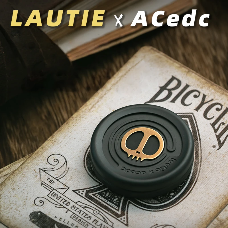 Stock ACEdc LAUTIE Co-branded Devil Milk Haptic Coin EDC Decompression Toy enlarge