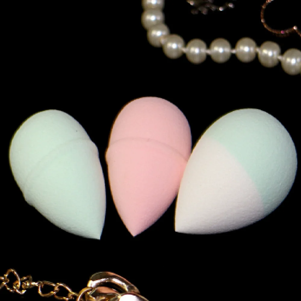 3pcs/box Makeup Foundation Cosmetic Puff Flawless Powder Smooth Sponge Esponja Maquiagem |
