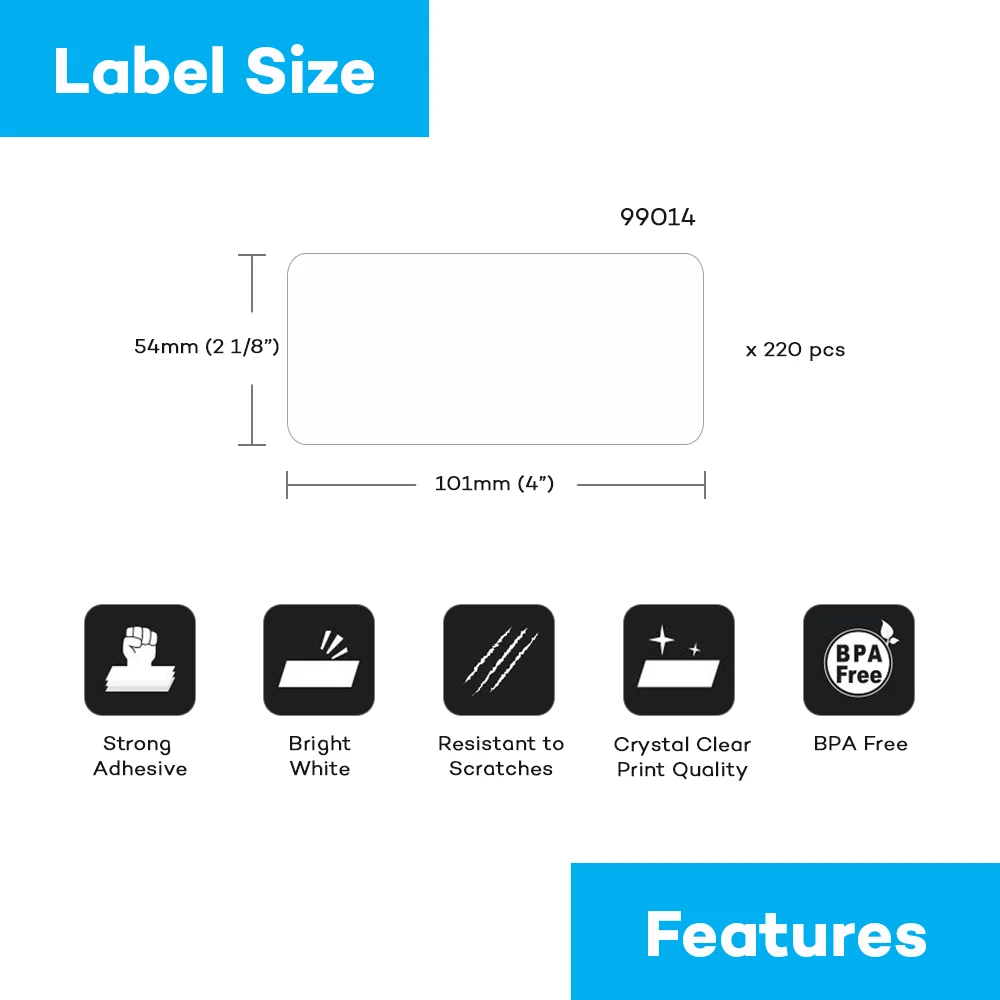 CIDY 1 рулон LW 99014 для Dymo Labelwriter 450 принтер этикеток производитель лент адресная наклейка 101 мм* 54 мм писатель этикеток пластик