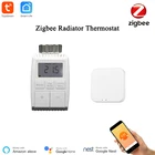 Термостат радиатора Zigbee Smart термостатический нагреватель, беспроводное управление, Совместимость с Alexa
