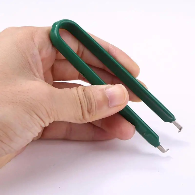 2 шт. DIY набор деталей процессор Съемник защиты IC экстрактор u-тип PLCC Съемник зажимы пластиковая ручка антистатические ручной инструмент