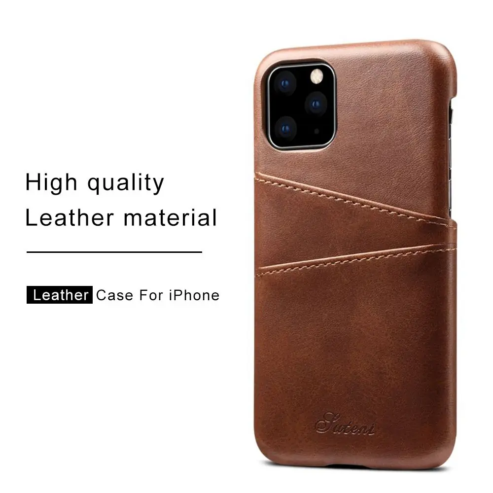 LAPOPNUT ультратонкий кожаный чехол для телефона IPhone 11 Pro Xr X Xs Max Iphone 6 6S Plus 7 8 держатель