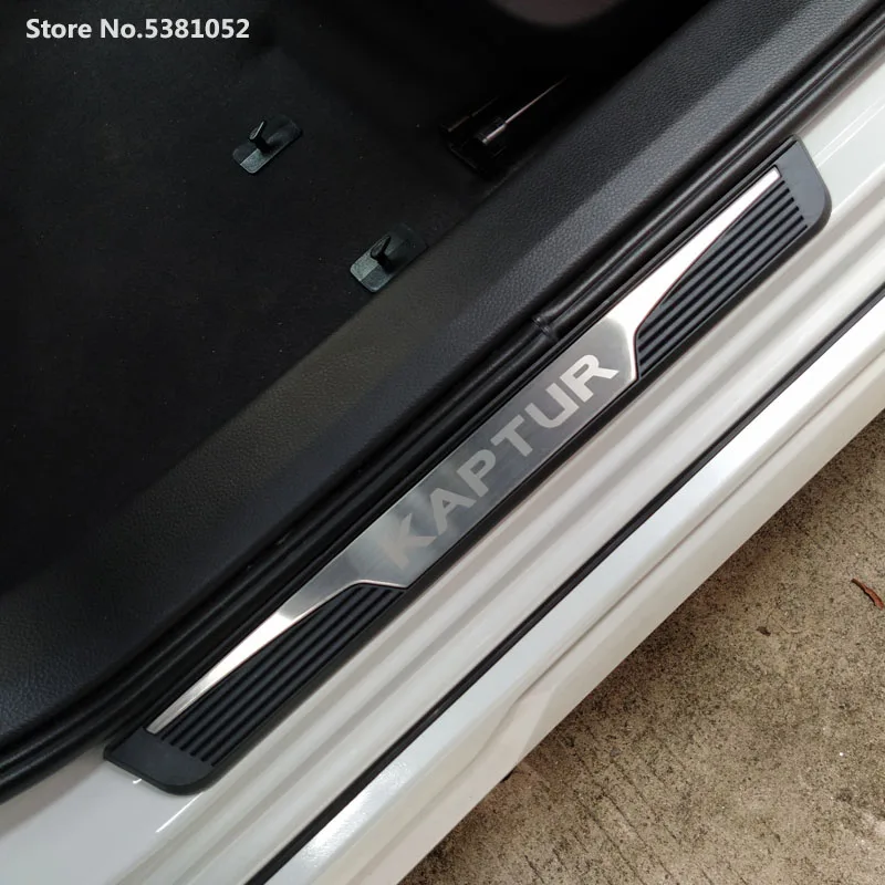 Накладка на порог автомобиля накладка из нержавеющей стали для Renault Captur Kaptur 2015 2018