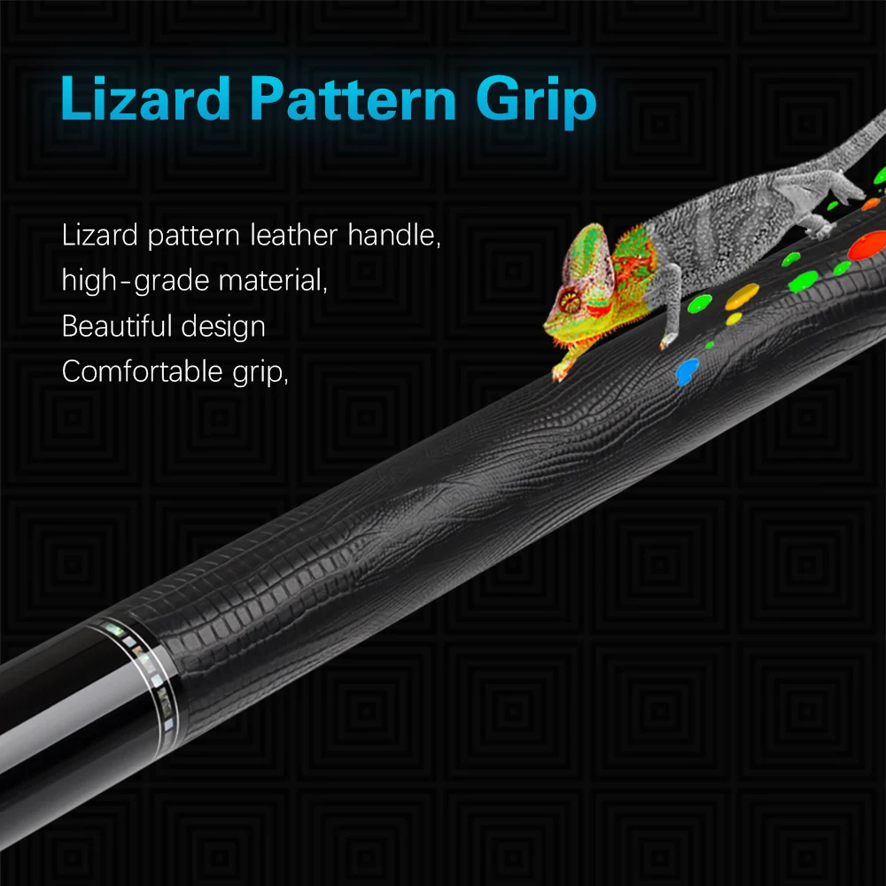 Карбоновый кий Konllen из углеродного волокна бильярдный с валом 12 5 мм комплект 3/8*8