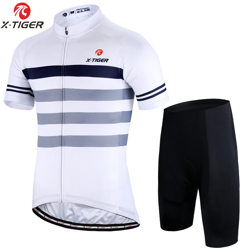 Cycling Set X-Tiger Pro одежда для велоспорта, дышащая летняя одежда для велоспорта, комплект быстросохнущей одежды для горного велосипеда, одежда для велоспорта - Цвет: Cycling Set