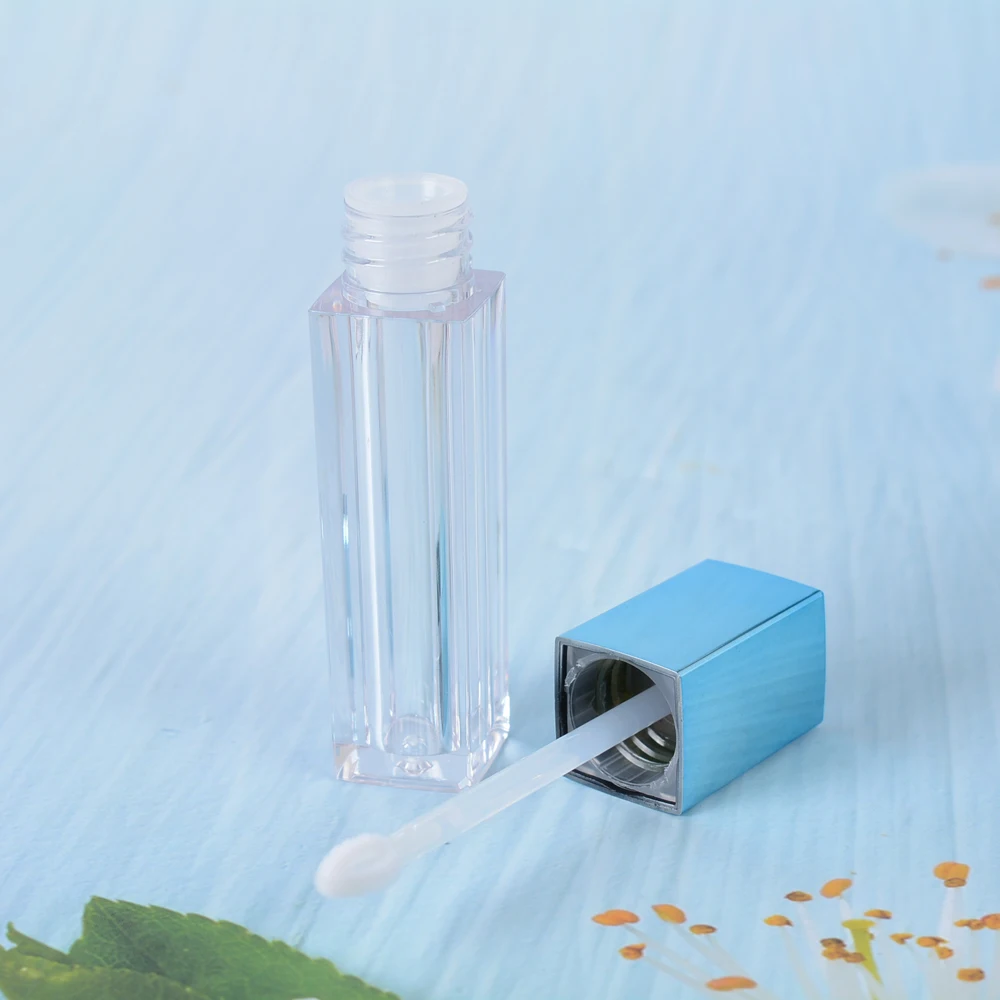 1 шт. 5 мл квадратная сине-белые Жидкий тональный крем с минералами пустой блеск