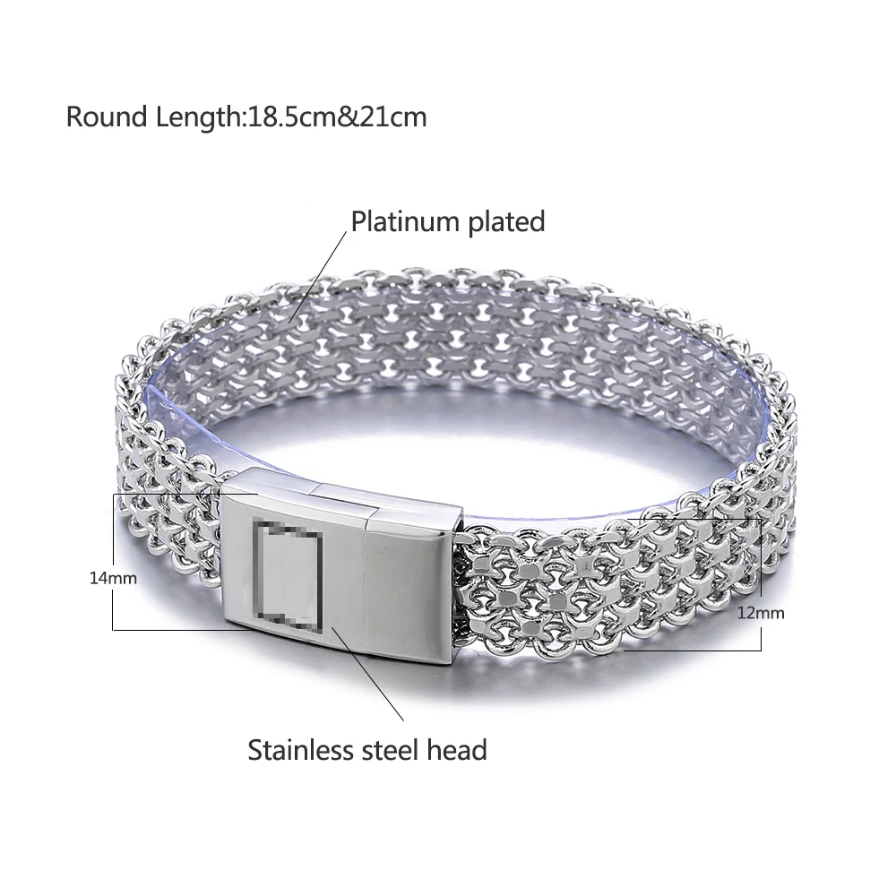 Падение доставка для мужчин серебряный браслет Цвет Будды & мужской аксессуар