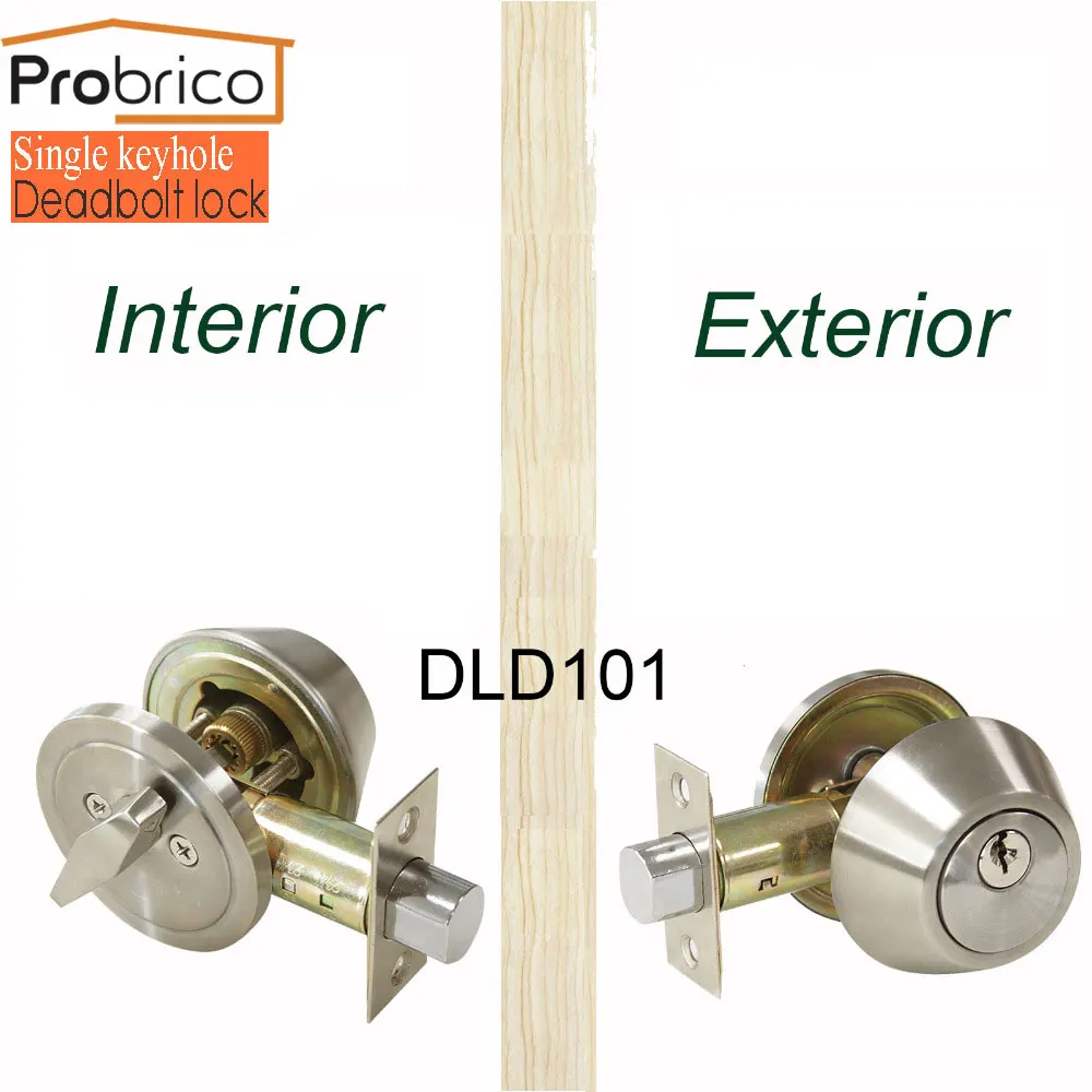 Probrico потайные дверные замки встраиваемые ручки для межкомнатных дверей