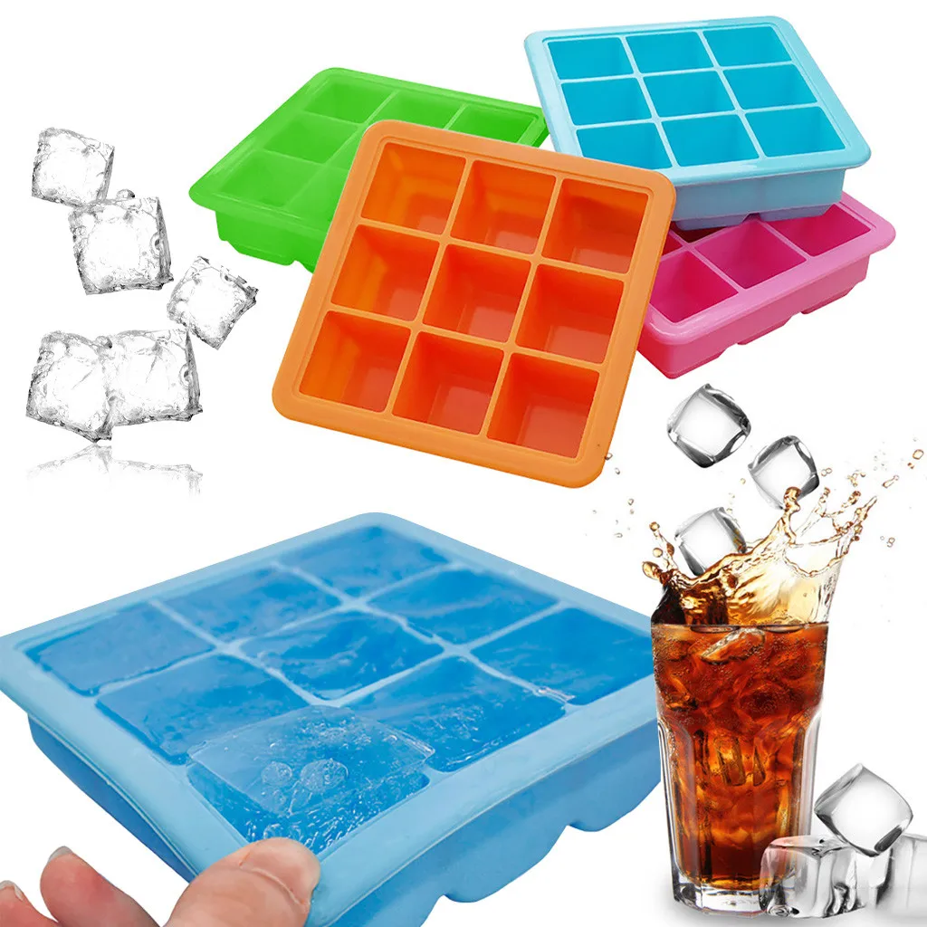 Горячая Распродажа DIY силиконовые формы лоток с формой для кубиков льда
