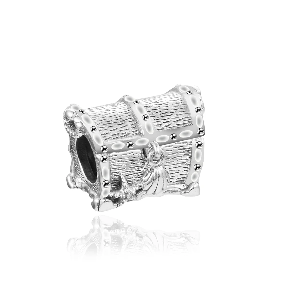 

CKK Chest of Treasure Charms 925 Original Fit Europe Bracelets Nacklaces Sterling Silver Beads for Jewelry Making Women DIY