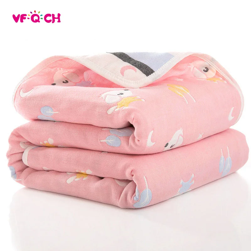 

110*110cm Pure Cotton Baby Bath Towel Six-layer Gauze Children Blanket Kids Muslin Towel Baby Items Hug Quilt Things for Baby