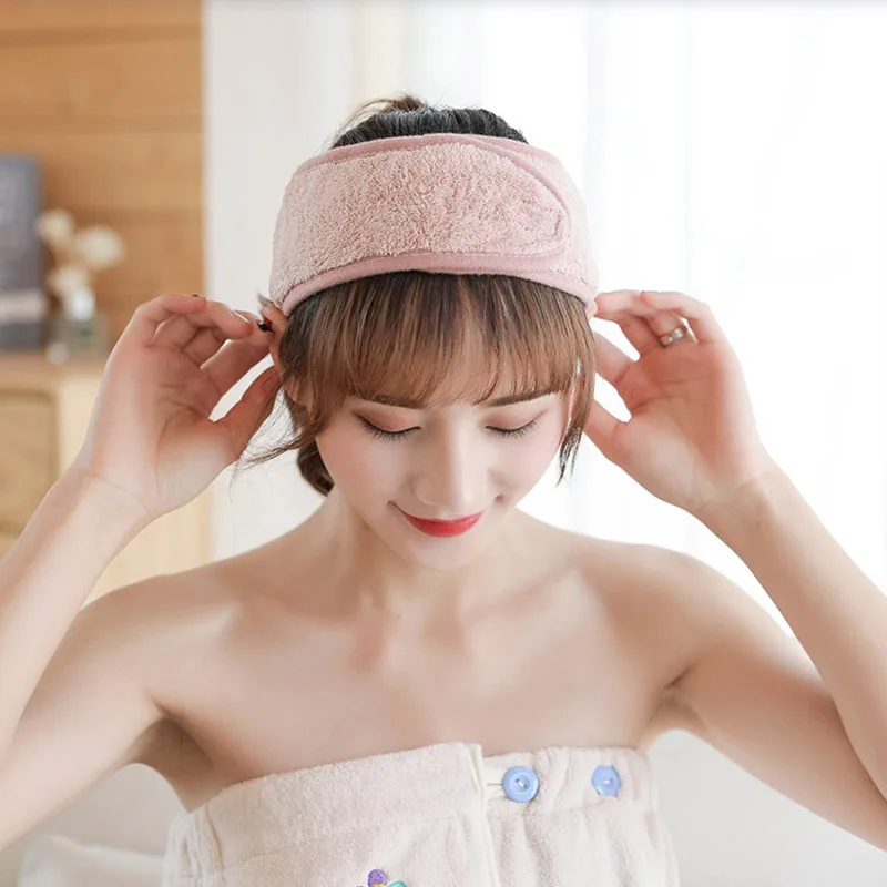 

New Face Wash and Make-up Hair Bands Velcro Mask Hair Sets, Headband Sports Yoga Headband Headband Multifunctional Makeup Cap