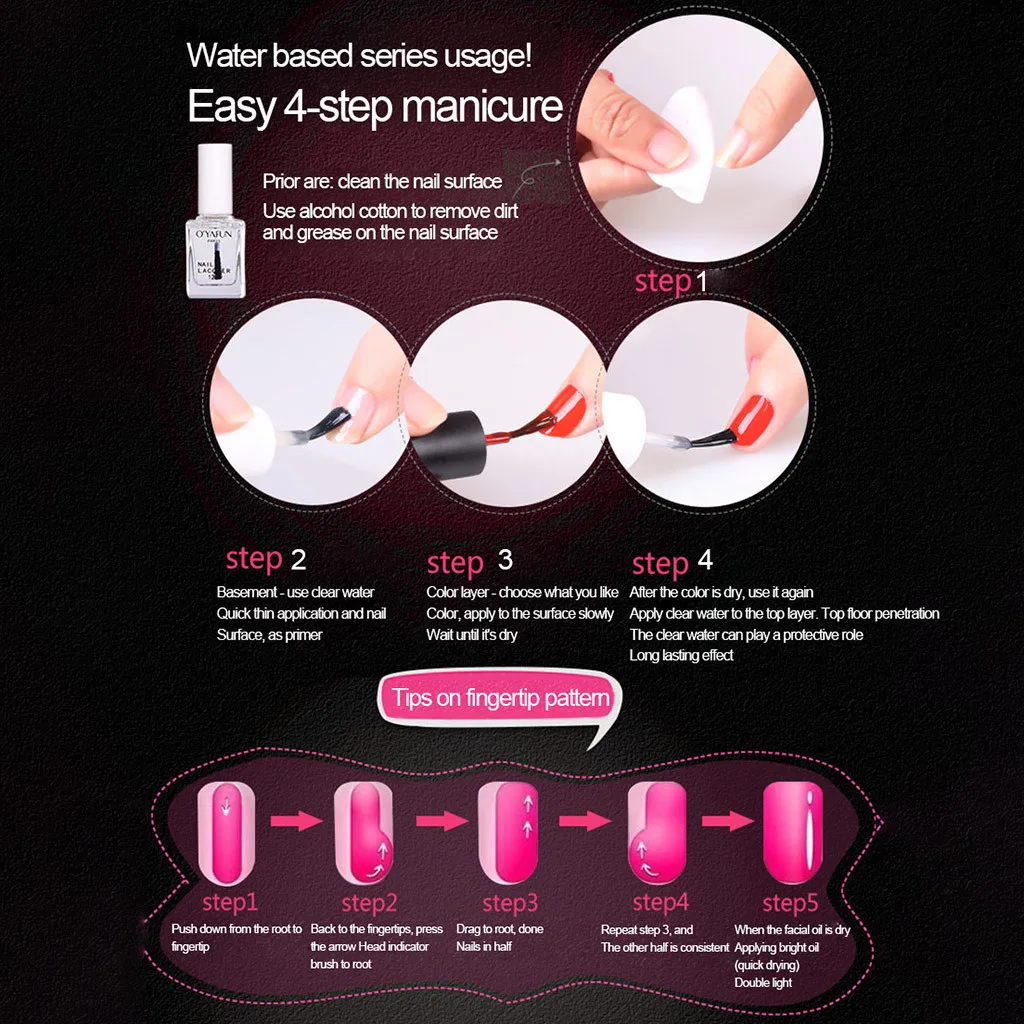 Новый 36 мл жидкость для снятия лака на водной основе снимающаяся здоровья