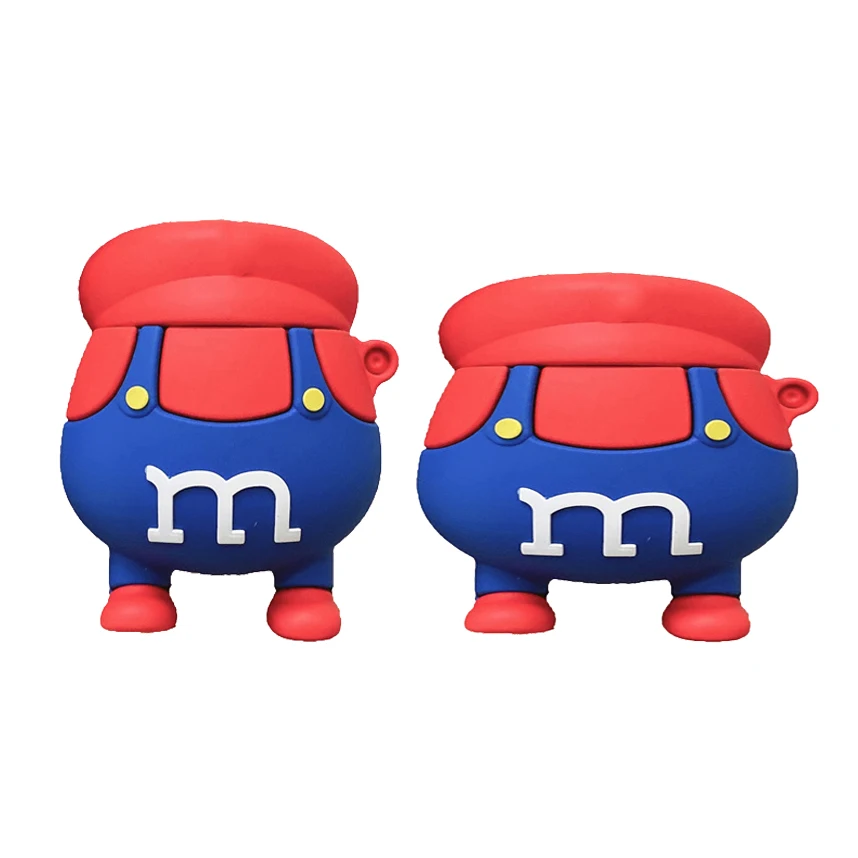 

Soft Silicone Airpods Cover Kawaii Mushroom Gamers Funny Cute Earphones Protection Cover