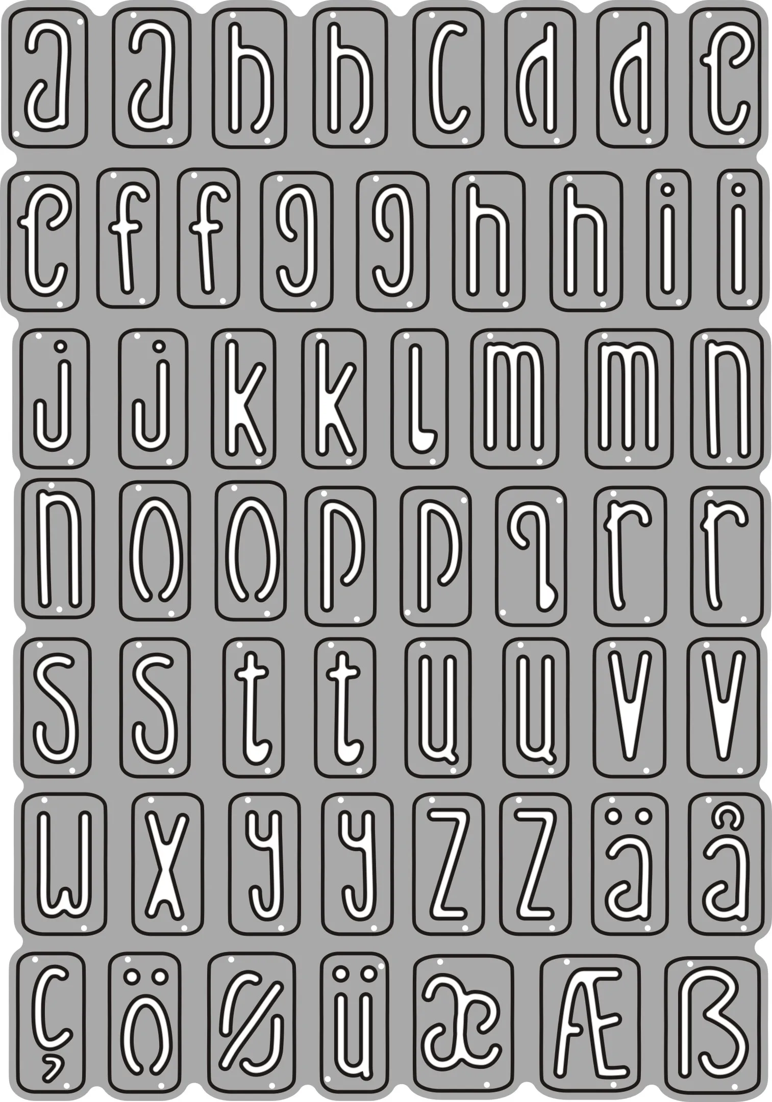 

JMCRAFT 2021New Cute Letter And Symbol #3 Metal Cutting Dies Scrapbook Mold Cutting Mold DIY Crafts Handmade Dies