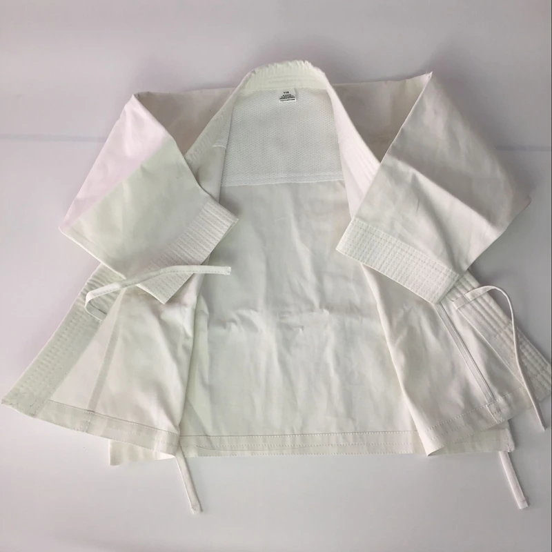 Стандартный костюм для каратэ WKF из хлопка профессиональная белая униформа