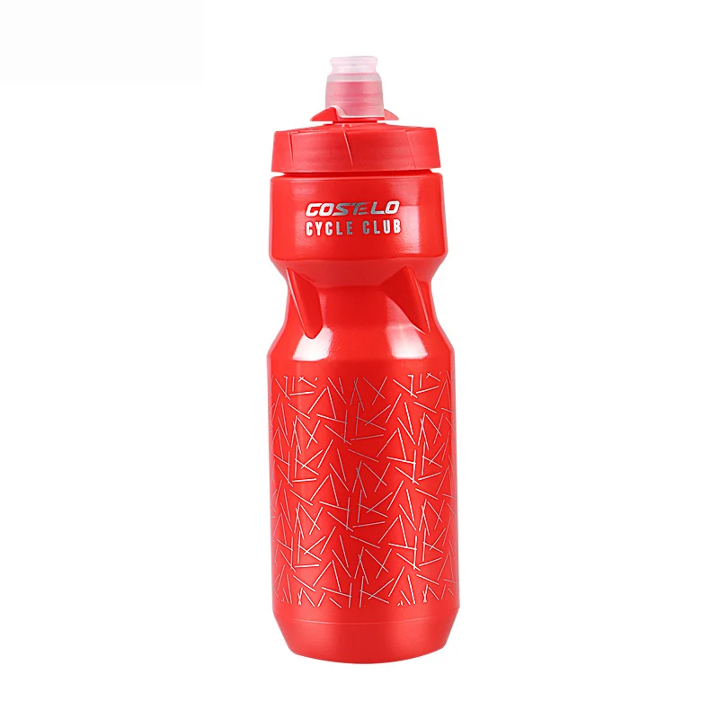 single red 710ml Costelo Велоспорт клуб Велоспорт велосипед бутылки для воды бутылка для воды для спорта на открытом воздухе, 710 мл фляга школьная прессованная бутылка для воды - Цвет: single red 710ml