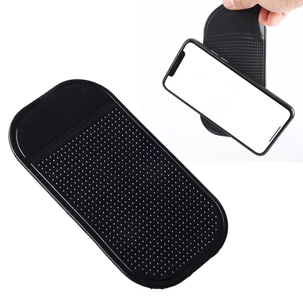 

13x7cm Big Car Dashboard Sticky Anti-Slip PVC Mat Silicone Anti-Slip Storage Mat Pads Non-Slip Sticky Pad For Phone Key Holder