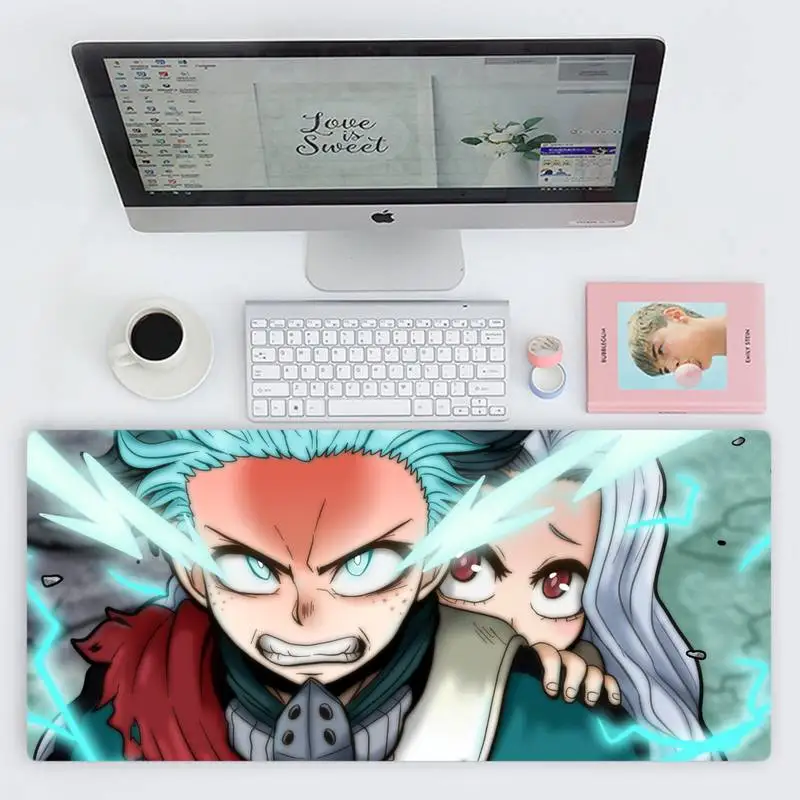 

My hero academia Natural Rubber Gaming mousepad Desk Mat Desk Table Protect Game Office Work X XL Non-slip Laptop Cushion