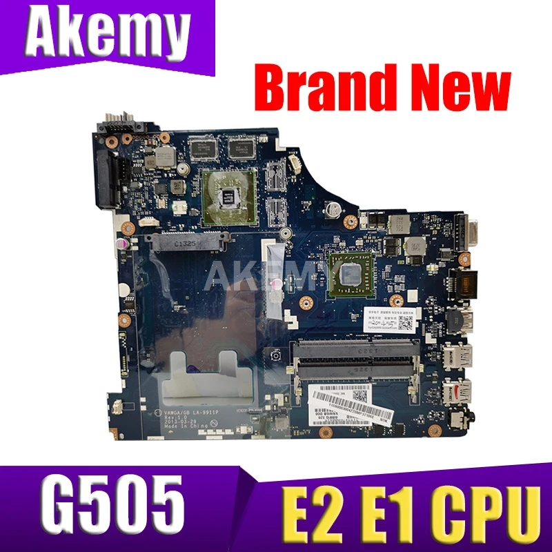 G505 VAWGA/GB LA 9911P материнская плата для For Lenovo g505 E1 E2 CPU la 9911p rev: 1 0 с ЦП тест|Материнские