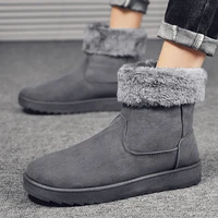 snow boots men outdoor classic warm men boots winter casual comfortable outdoor high top shoes sneakers boots with fur nx 17