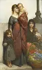 Художественный постер Gustave Dore с изображением цветов, продавцов Лондона, картины большого размера маслом, холст для домашнего декора, настенное искусство