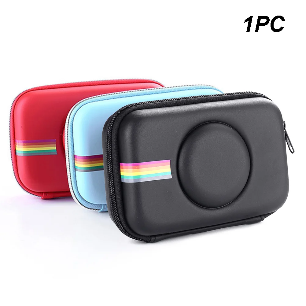 Fashion Shockproof Storage Camera Bag Waterproof Colorful Retro Outdoor Portable EVA Protective Case For Polaroid Snap Touch | Электроника