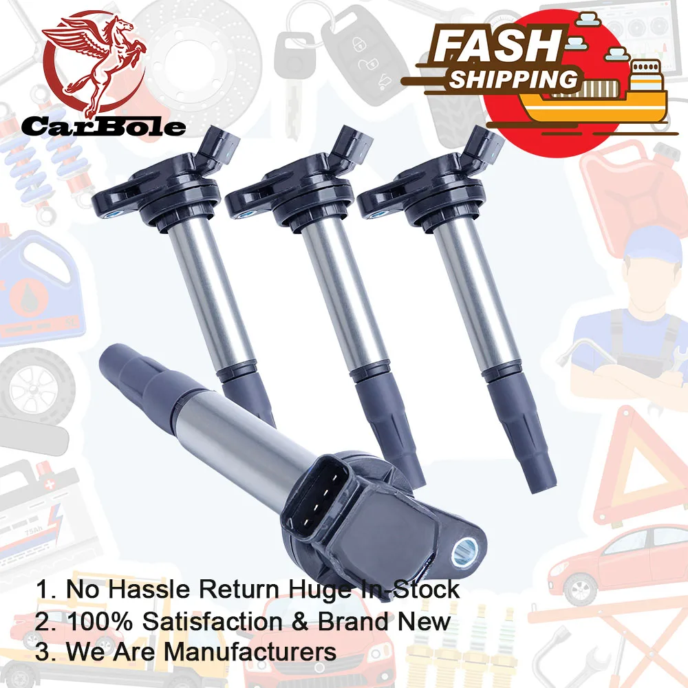 Черные пакеты катушки зажигания 4 предмета в комплекте для Защитные чехлы