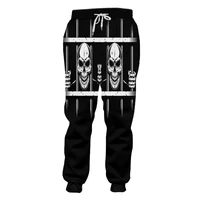 ifpd 3d pants prison skull printed cool casual jogger pants men and women sport funny hip hop trousers custom pants