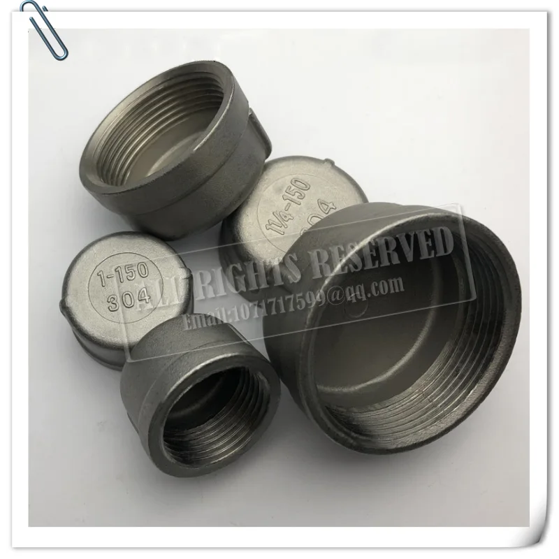 Фитинг для труб из нержавеющей стали 304 колпачок класс 150 1 дюйм гнездо NPT |