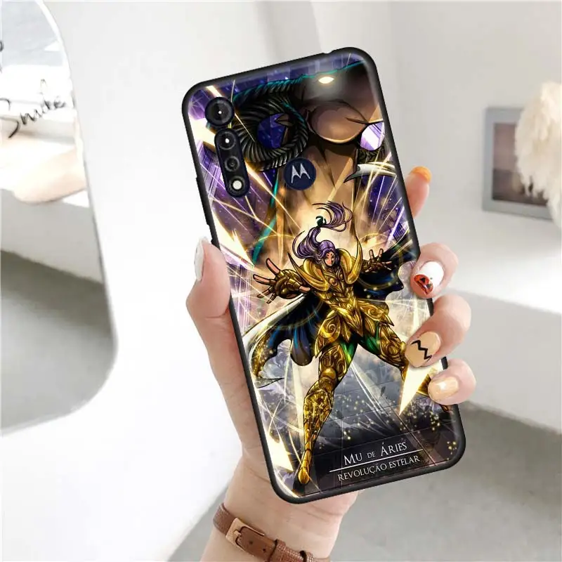 case for motorola moto g9 play g8 power lite one fusion plus e6s g stylus g30 g10 phone cover funda capa saint seiya knights free global shipping