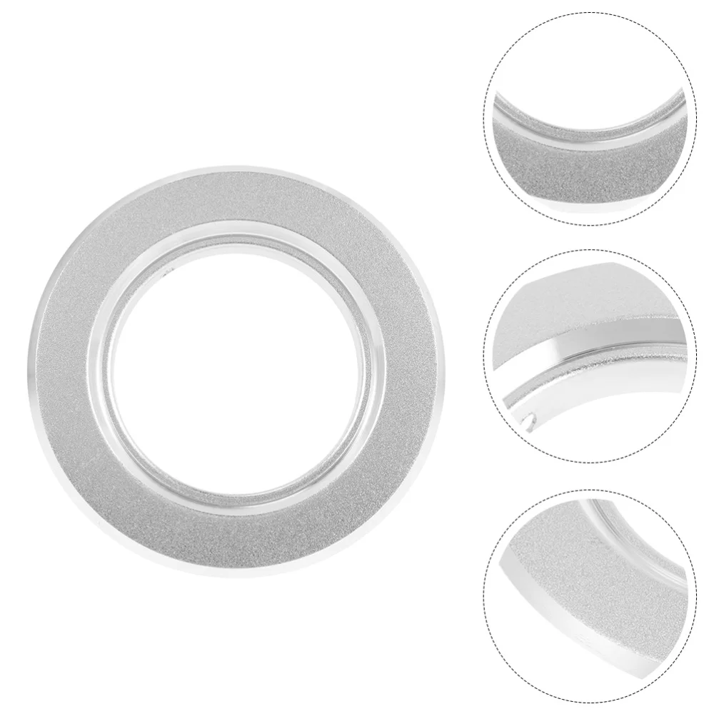 

5PCS Parrot Wooden Nest Hole Metal Ring Birds Nest Box Anti-bite Ring (Silver)