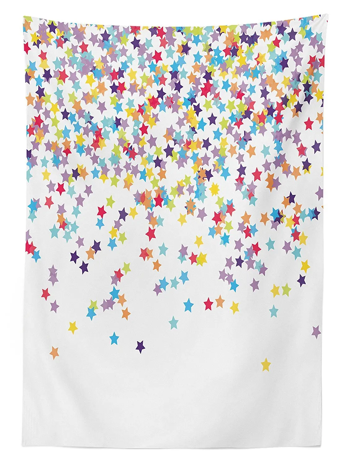 Дом Декоративная скатерть падения Звездный Конфетти День Рождения Юбилей