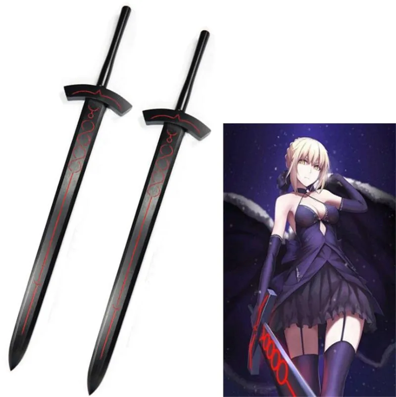 

Fate Stay Night Деревянный Нож Меч оружие Опора сабля для косплея альтер Экскалибур меч в камне Caliburn оружие игрушки 117 см