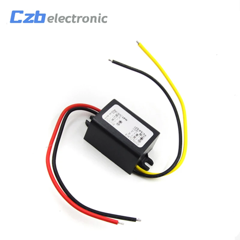 Преобразователь постоянного тока 12 В понижающий до 6 3 15 Вт блок питания инвертор