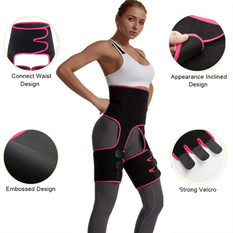 

Waist Belt Slimming Leg Shaper Thigh Trimmers Warmer Slender Fitness Clothes Accessories Fat Burning Wraps