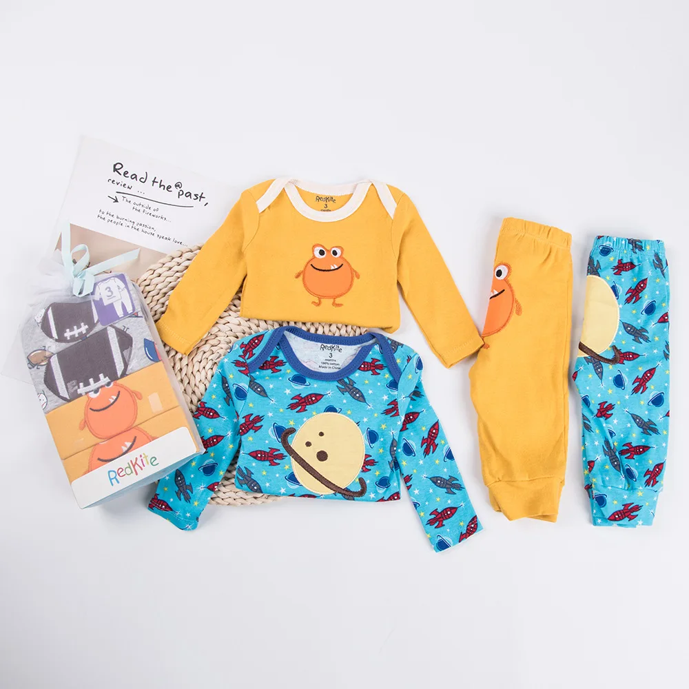 

Baby suit, baby long-sleeved T-shirt + trousers 2 sets, cotton cartoon pajamas, 2 sets