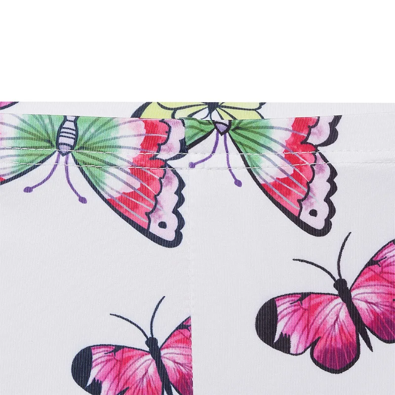 

Butterfly Print Bodycon Sexy Tube Playsuit Summer Women Rompers Fashion Streetwear Outfits Body