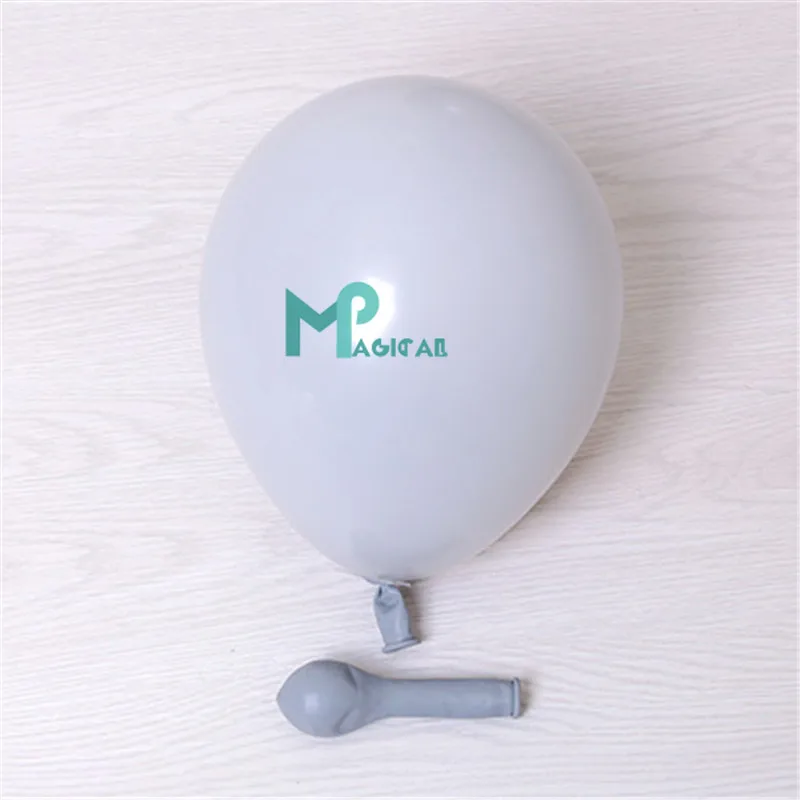 116 шт. серый белый шар гирлянда арочный комплект хромированные 4D серебристые