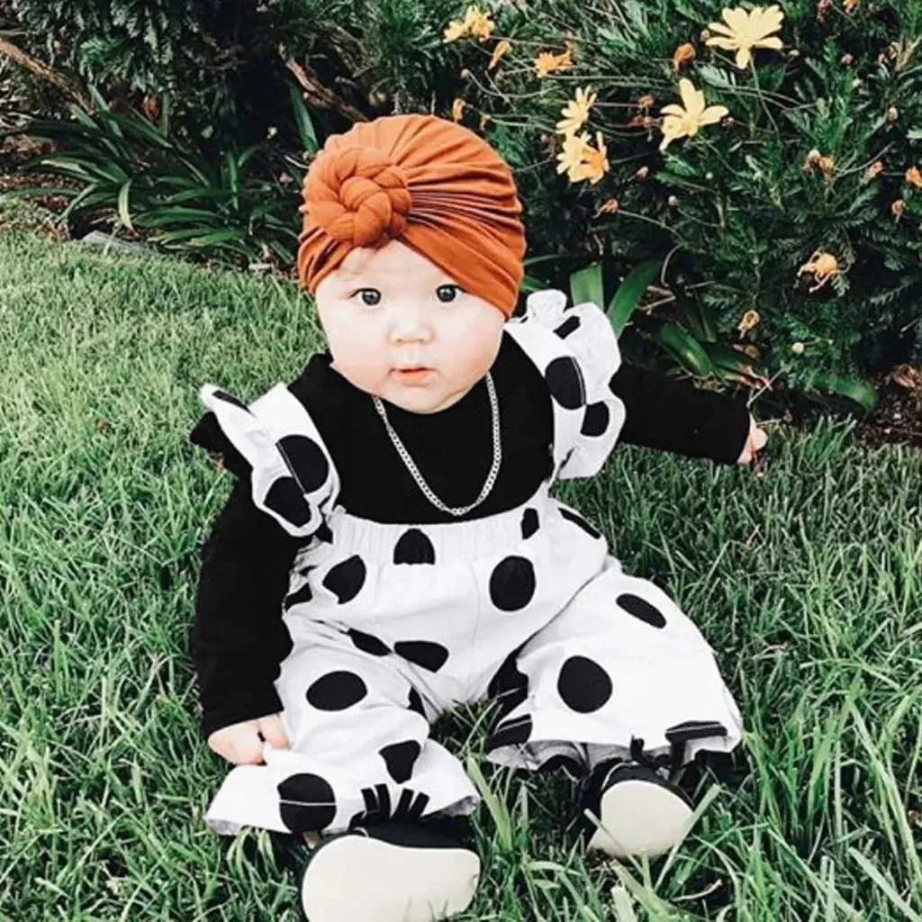 Зимняя одежда для малышей Однотонная футболка с оборками маленьких девочек топ +