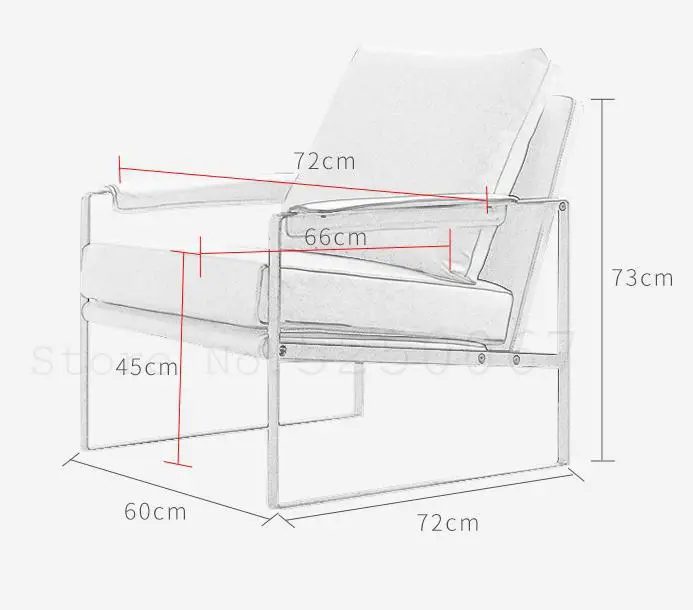 Роскошное кожаное креативное сиденье одноместный диван простой современный модный дизайнерский стул для
