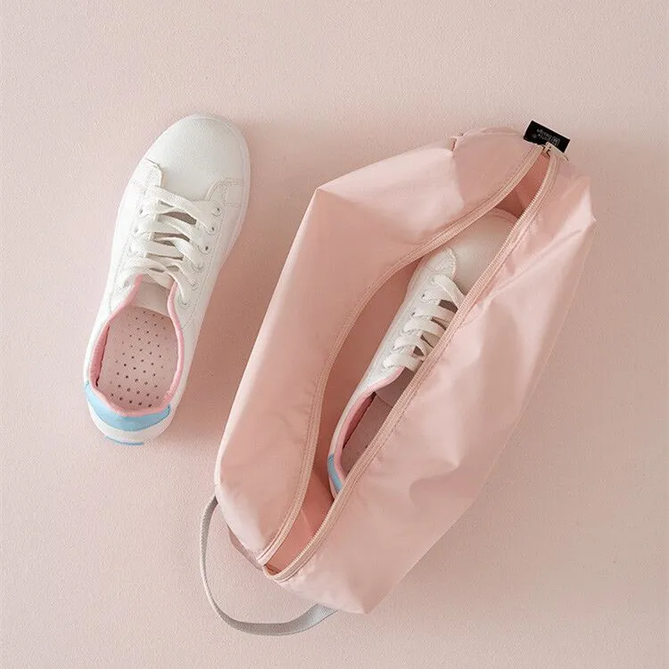 

Soft Anti-Wrinkle Storage Bag Moisture Dustproof Household Shoes Cover Weekend Travel Organizer Zipper Pouch Accessories Supplie