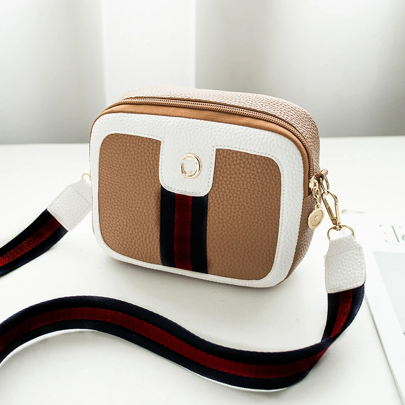 cg womens bag wholesale stripe metal letters 2021 new shouldercrossbody bags contrasting color square sling phone coin purse free global shipping