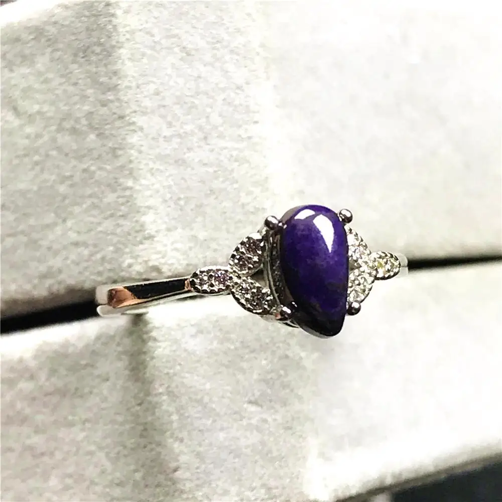 Кольцо женское регулируемое из серебра с овальными бусинами 8 Х5 мм|Кольца| |