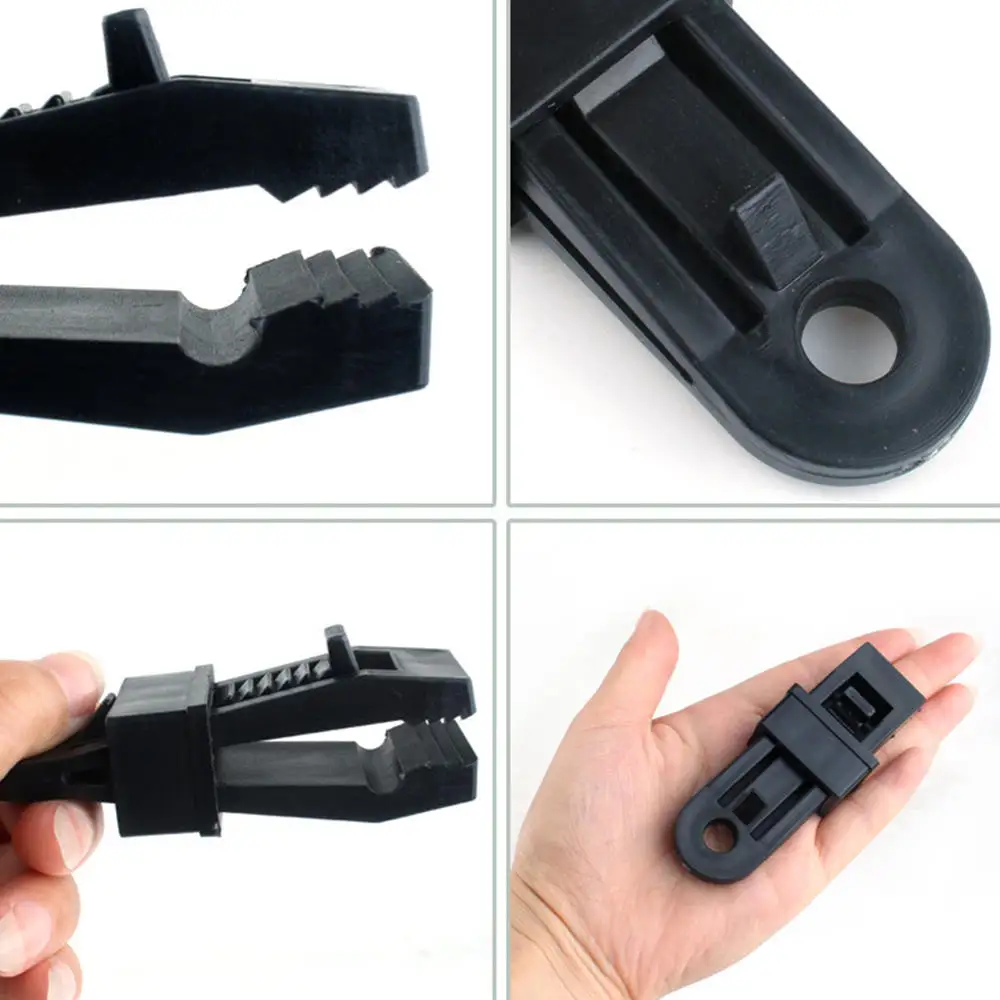 

8pcs Outdoor Tent Canopy Clip Wind Rope Clamps Awning Camping Plastic Clip Camping Tent Accessories
