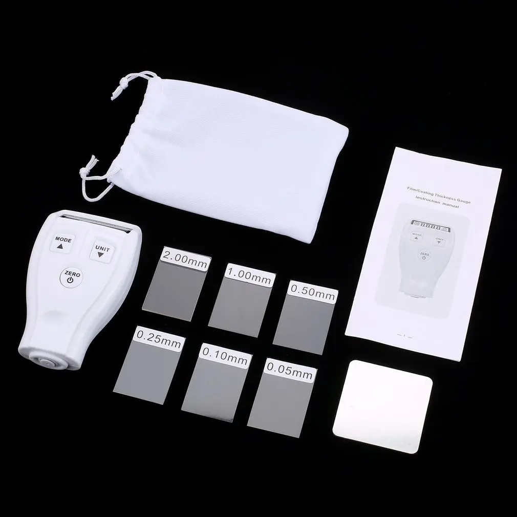 Портативная Автомобильная мини цифровая пленка/Толщиномер покрытия Pait