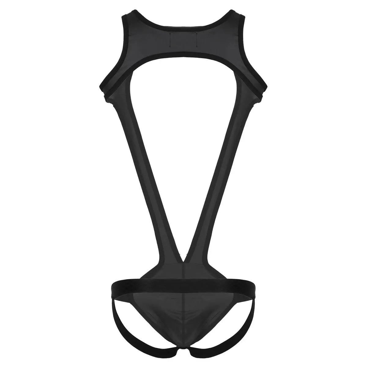 Комбинезон мужской Jockstrap пикантное нижнее белье для борьбы трико Блестящий