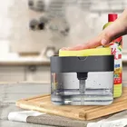 2 в 1 для очистки дозатор для жидкого моющего средства Пресс типа мыльница-дозатор для жидкого мыла насос Органайзер с губкой Кухня инструмент Ванная комната расходные материалы