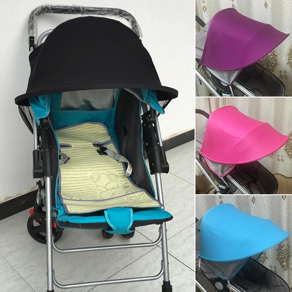 

Baby Stroller Canopy Anti-UV Carriage Weatherproof Umbrella Visor Sun Hood Shading Sunscreen